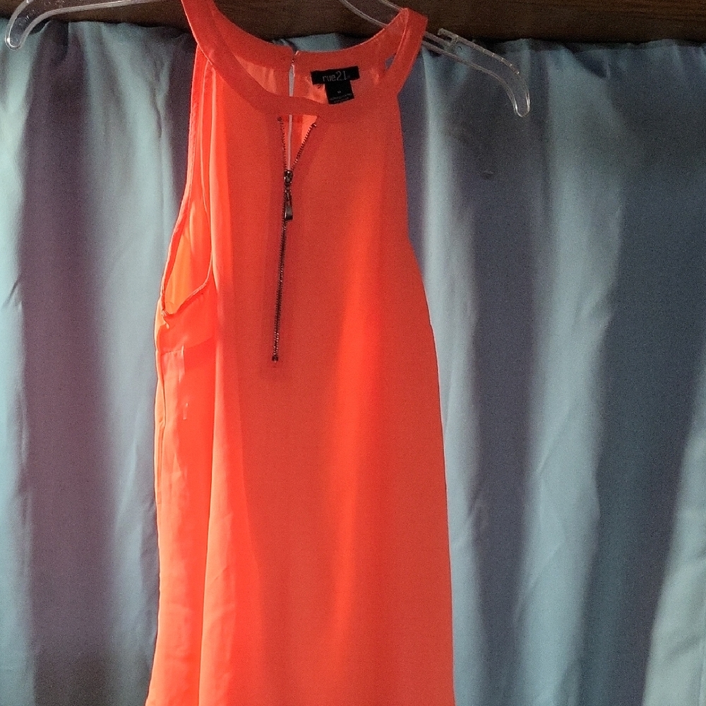 Rue21 Bright Orange Tank Top